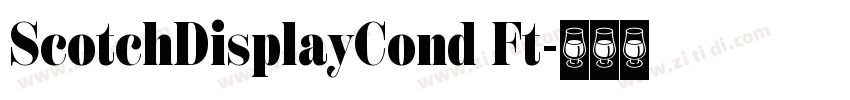 ScotchDisplayCond Ft字体转换